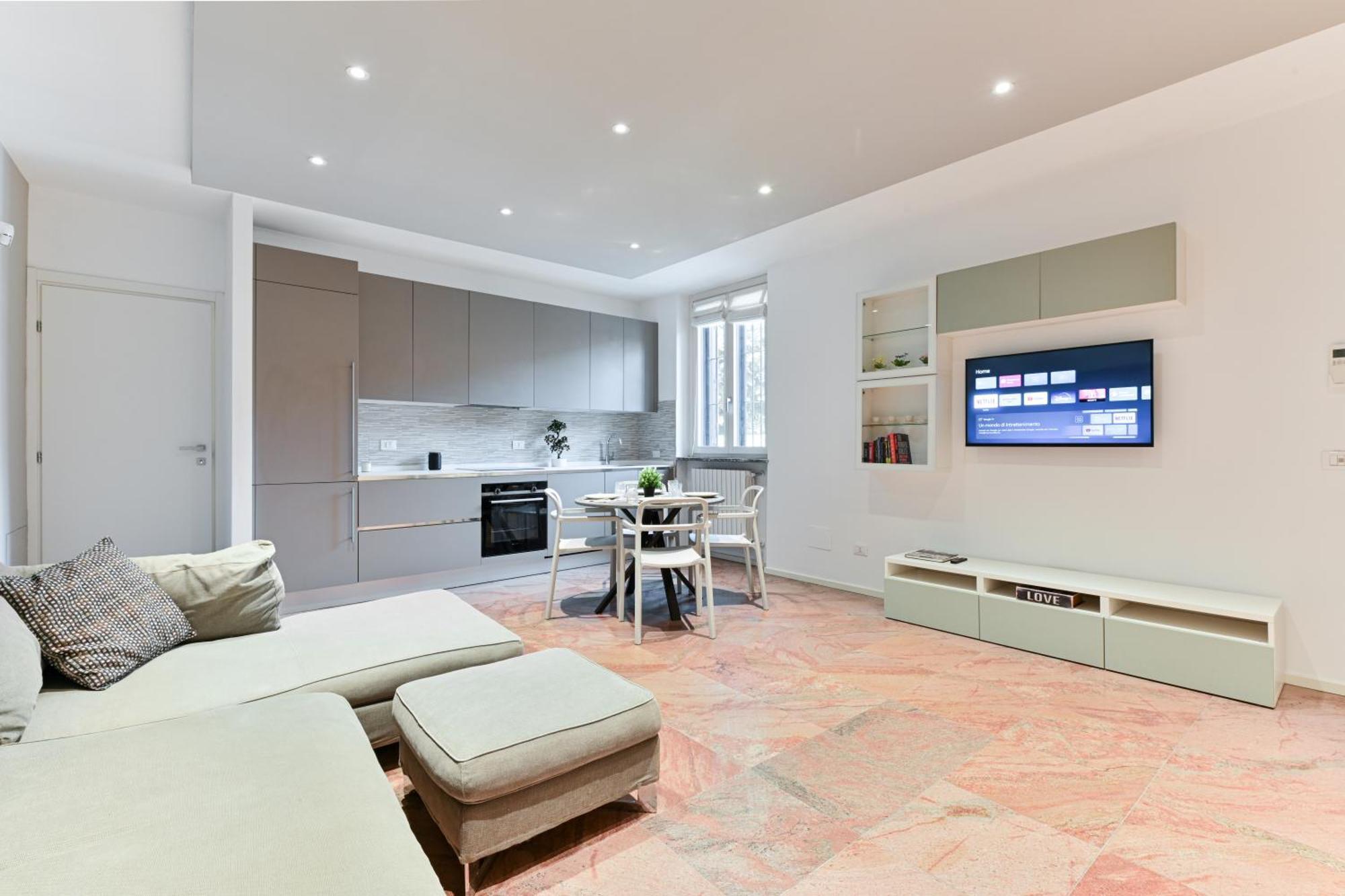 Ferienhaus San Siro Ippodromo - Rho Fiera Elegant Two-story Loft